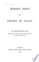 Modern Poets and Poetry of Spain