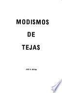 Modismos de Tejas