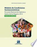 Módulo de Condiciones Socioeconómicas. Encuesta Nacional de Ingresos y Gastos de los Hogares 2014. Criterios de validación