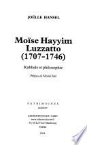 Moïse Hayyim Luzzatto, 1707-1746