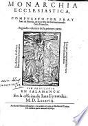 Monarchia Ecclesiastica O Historia Universal del mundo