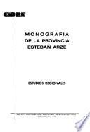 Monografía de la Provincia Esteban Arze