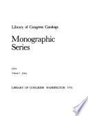 Monographic Series