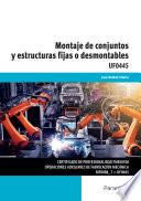 Montaje de conjuntos y estructuras fijas o desmontables