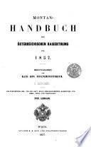Montan-Handbuch des österreichischen Kaiserthums