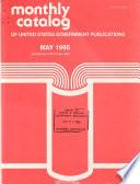 Monthly Catalog of United States Government Publications