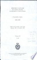 Monthly Catalog of United States Government Publications