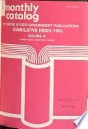 Monthly Catalog of United States Government Publications