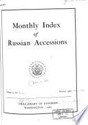 Monthly Index of Russian Accessions