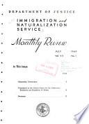 Monthly Review - Immigration and Naturalization Service