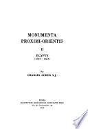 Monumenta Proximi-Orientis