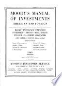 Moody's Bank and Finance Manual