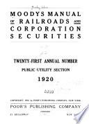 Moody's Manual of Railroads and Corporation Securities