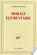 Morale élémentaire