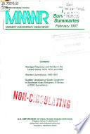 Morbidity and Mortality Weekly Report