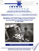 Morbidity and Mortality Weekly Report