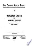 Morceaux choisis de Marcel Proust