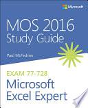 MOS 2016 Study Guide for Microsoft Excel Expert
