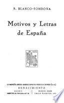 Motivos y letras de España