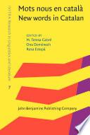 Mots nous en català / New words in Catalan