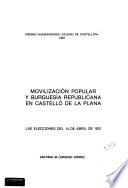 Movilización popular y burguesía republicana en Castelló de la Plana