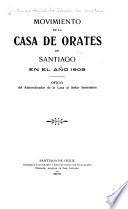 Movimiento de la Casa de Orates de Santiago