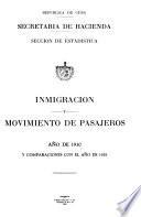 Movimiento de Pasajeros