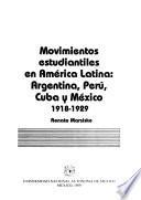 Movimientos estudiantiles en América Latina