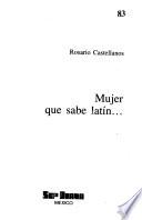 Mujer que sabe latin