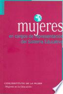 Mujeres en cargos de representación del sistema educativo