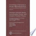 Multiple Dirichlet Series, Automorphic Forms, and Analytic Number Theory
