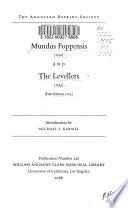 Mundus Foppensis (1691) ; And, The Levellers (1745, First Edition 1703)