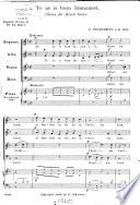 MUSAE SIONIAE. EN NATUS EST EMANUEL