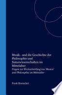 Musik - und die Geschichte der Philosophie und Naturwissenschaften im Mittelalter