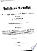 Musikalisches Wochenblatt