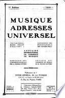 Musique adresses universel