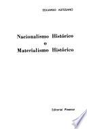 Nacionalismo histórico o materialismo histórico