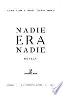 Nadie era nadie, novela