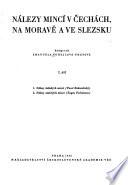 Nálezy mincí v Čechách, na Moravě a ve Slezsku
