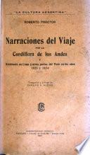 Narraciones del viaje por la cordiliera de los Andes y residencia en Lima y otras partes del Perú en los años 1823 y 1824