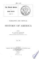 Narrative and Critical History of America