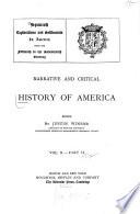 Narrative and Critical History of America