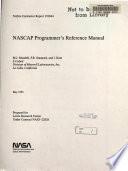 NASCAP Programmer's Reference Manual