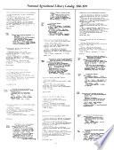 National Agricultural Library Catalog