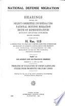 National Defense Migration