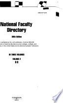 National Faculty Directory