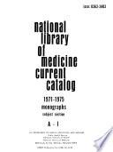 National Library of Medicine Current Catalog