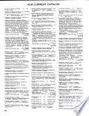 National Library of Medicine Current Catalog