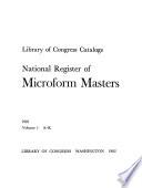 National Register of Microform Masters