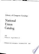National Union Catalog, 1982